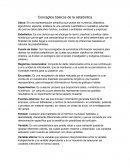 Conceptos basicos de la estadistica