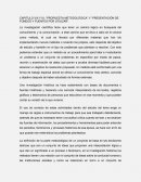 PROPUESTA METODOLÓGICA” Y “PRESENTACIÓN DE FONDOS Y FUENTES POR UTILIZAR