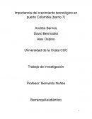 Importancia del crecimiento tecnológico en puerto Colombia
