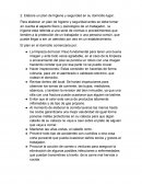 Plan de higiene y seguridad en su domicilio-lugar