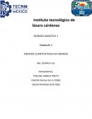 QUÍMICA ANALÍTICA 1 Practica N. 1