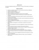 Objetivo general. Las personas rehabilitadas salidas de los reclusorios o anexos son discriminadas y rechazadas por la sociedad