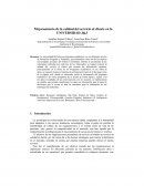 Mejoramiento de la calidad del servicio al cliente en la UNIVERSIDAD J&J