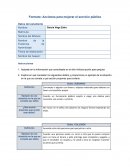 Formato: Acciones para mejorar el servicio público