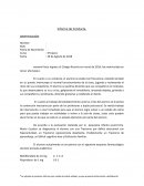 EJEMPLO INFORME DE CONDUCTA