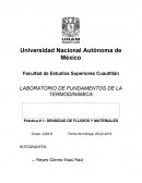 Práctica # 1: DENSIDAD DE FLUIDOS Y MATERIALES