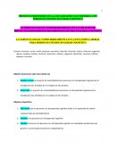 PROYECTO SOSTENIBLE EN LA LOCALIDAD DE SAN CRISTÓBAL CON PERSONAS CON DISCAPACIDAD COGNITIVA