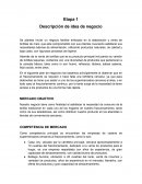 Descripción de idea de negocio familiar enfocado en la elaboración y venta de tortillas de maíz