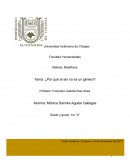 Por que el ser no es un genero