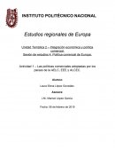 Las etapas historias de la región europea