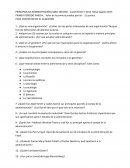 PRINCIPIOS DE ADMINISTRACIÓN Cuestionario