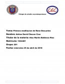 Primera meditacion de Rene Descartes