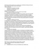 PREPARACION DEL CRONOGRAMA DE TRABAJO