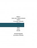 Hecho, acto y sujetos de derecho