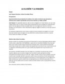 LA ILUSIÓN Y LA IMAGEN