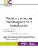 Modelos y enfoques metodológicos de la investigación
