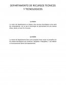 Recursos tecnicos y tecnologicos de una empresa