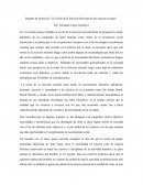 Reporte de lectura de “La Teoría de la Elección Racional en las ciencias sociales”