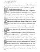 LA FILOSOFÍA DE PLATÓN