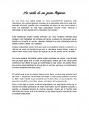 La caída de un gran reino