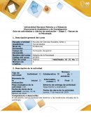 Guía de actividades y rúbrica de evaluación – Etapa 1 - Raíces de la Psicología