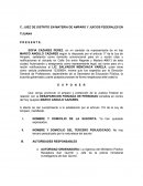 Busca Amparo por desaparición forzada de hijo