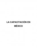 LA CAPACITACIÓN EN MÉXICO