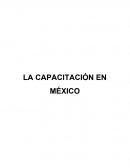 LA CAPACITACIÓN EN MÉXICO