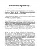 La historia de la psicoterapia