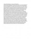 CONCLUSIÓN PERSONAL DE “VIVIR LAS RESPUESTAS”