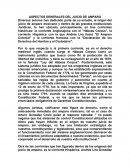 ASPECTOS GENERALES DEL JUICIO DE AMPARO