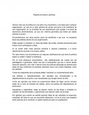 Reporte de lectura: políticas