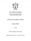 ¿Por qué soy un estudiante excelente?