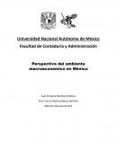 Perspectiva del ambiente macroeconómico en México