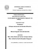 ANÁLISIS DE CASO “Humberto”