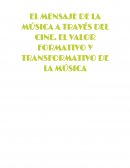 El mensaje de la música a través del cine