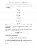 Primera evaluación de electrónica de potencia