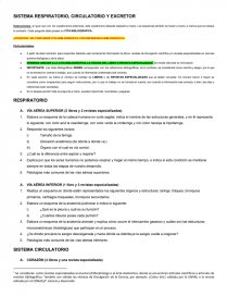 SISTEMA RESPIRATORIO, CIRCULATORIO Y EXCRETOR. Página 1
