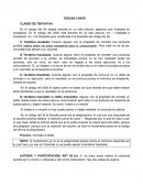 TEORIA DEL DELITO. TERCER CORTE