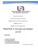 PRACTICA 3: Circuito con Diodos en CA