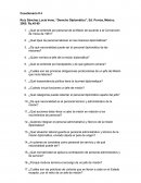 Derecho Diplomatico. Cuestionario # 4