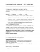 FUNDAMENTOS Y ADMINISTRACIÓN DE EMPRESAS