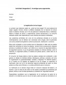 Actividad integradora 3. La legalización de las drogas