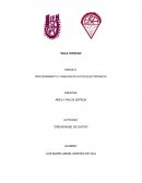 MODULO: PROCESAMIENTO Y ANALISIS DE DATOS ELECTRONICOS