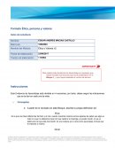 Formato Ética, persona y valores