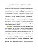 LAS ACTIVIDADES AGRICOLAS DESTRUIRAN AL PLANETA