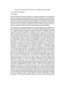 Estudio de caso del proceso de aireación en el tratamiento de agua potable