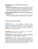 Roles a Desarrollar por el Estudiante Dentro del Grupo Colaborativo