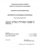 Anteproyecto: Propuesta de implementación de estrategias de producción más limpia en el Instituto Tecnológico de Chilpancingo