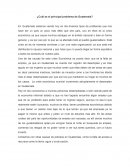 Principal Problema de Guatemala